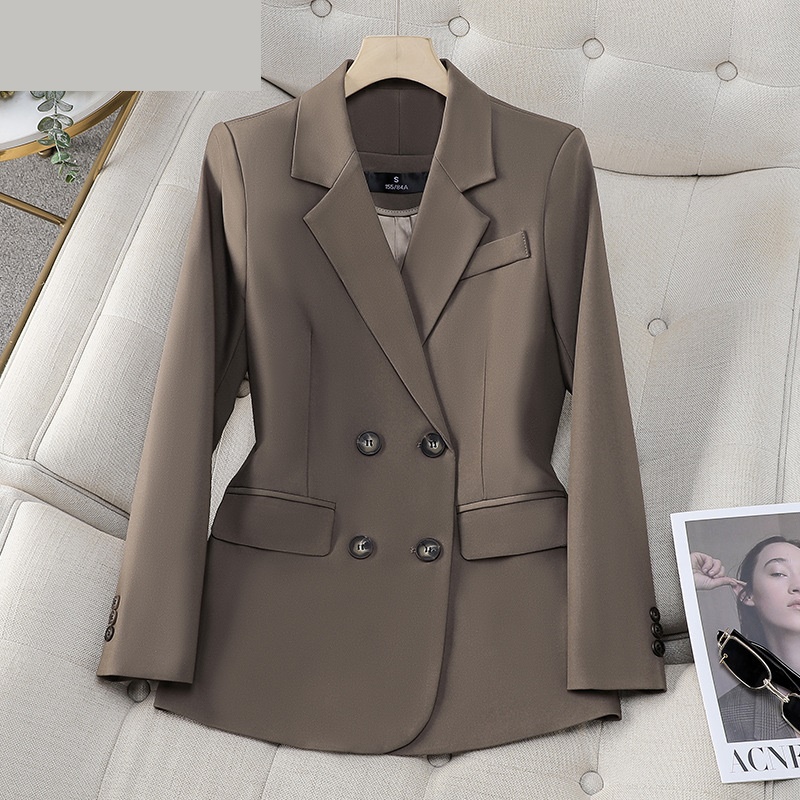 Women Formal Wear Winter - سترة نسائية مزدوجة الصدر ، سترة