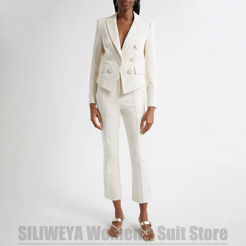 Women Formal Wear For Meeting - بدلة نسائية مكونة من قطعتين، ملابس
