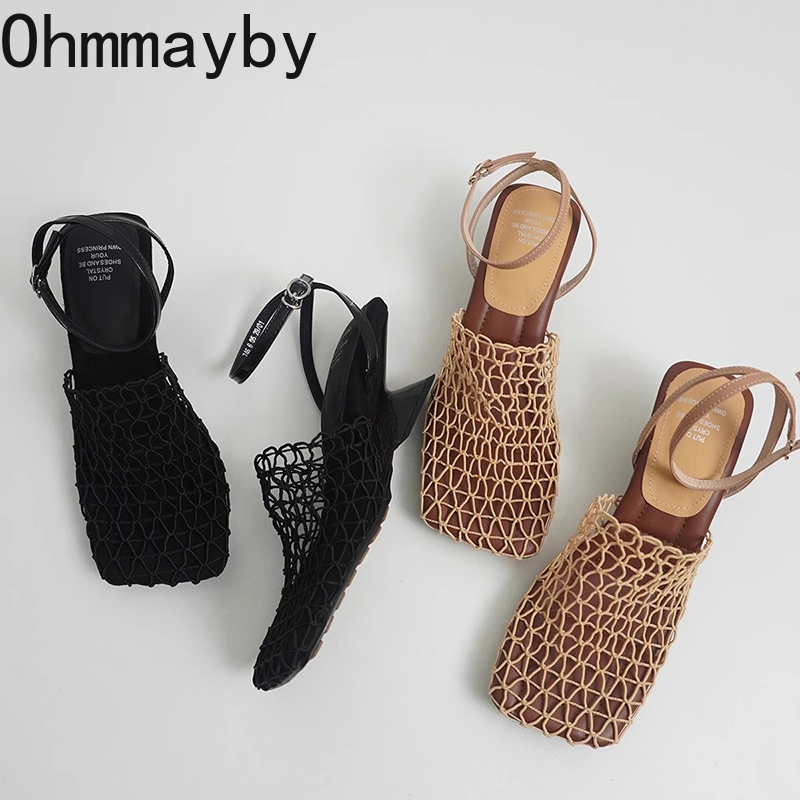 Women'S Work Fashion - صنادل نسائية فاخرة بتصميم مفرغ، أحذية