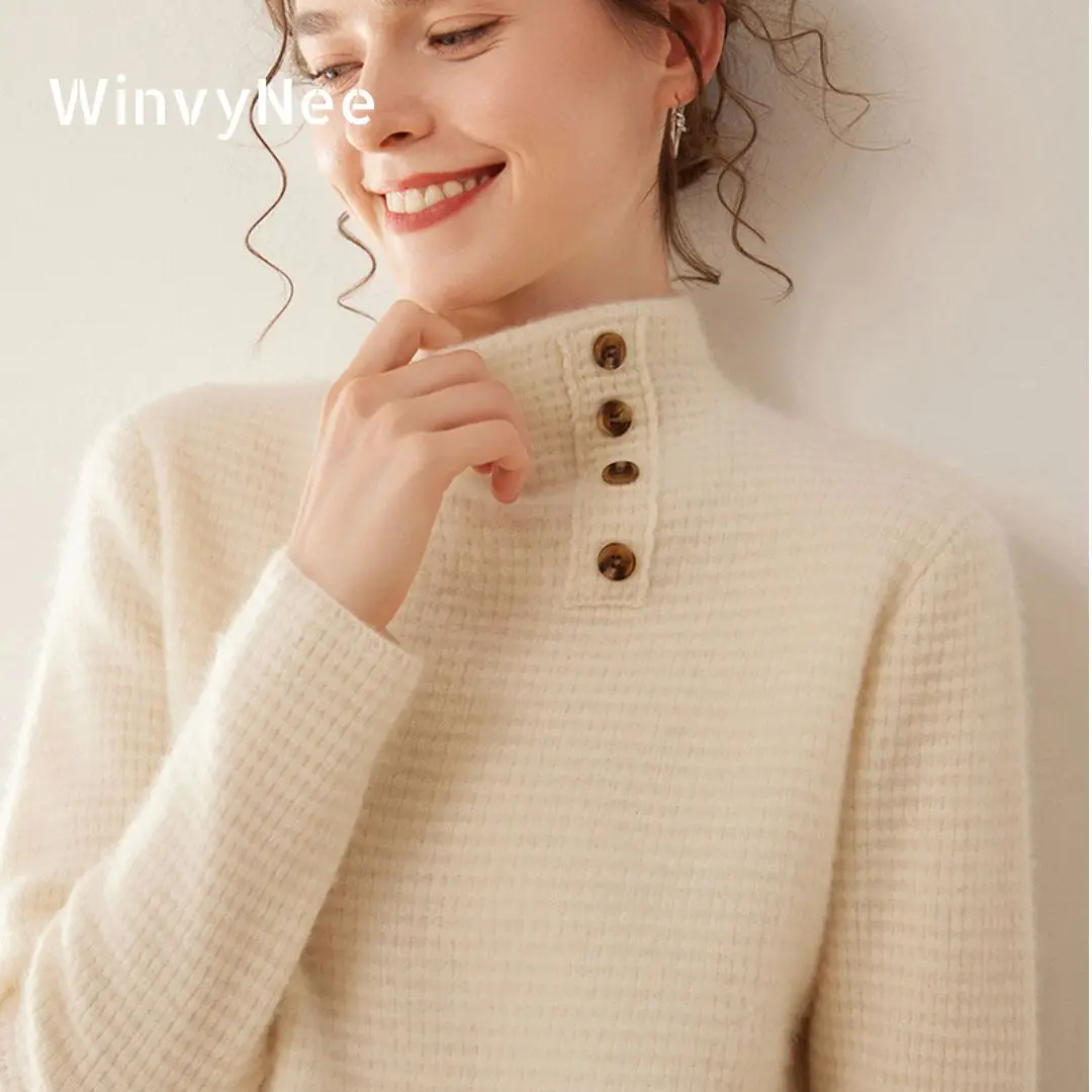 Cashmere Sweater Formal - سترة نسائية من الكشمير والصوف من