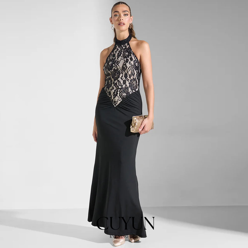 Women'S Formal Dinner Wear - CUYUN فساتين سهرة سوداء مثيرة من