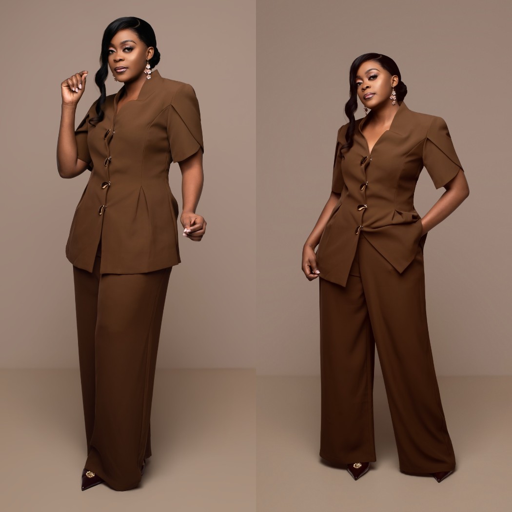 Formal Dress Female - فساتين نسائية أنيقة مع سترة وبنطلون