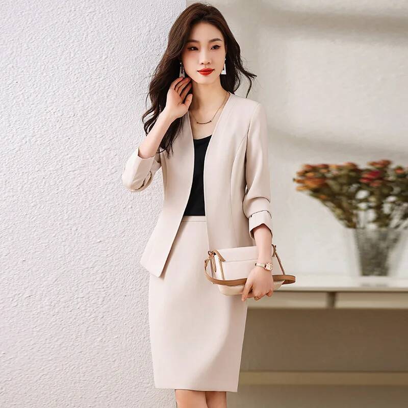 Women Formal Wear Winter - بدلات عمل نسائية رسمية مع تنورة