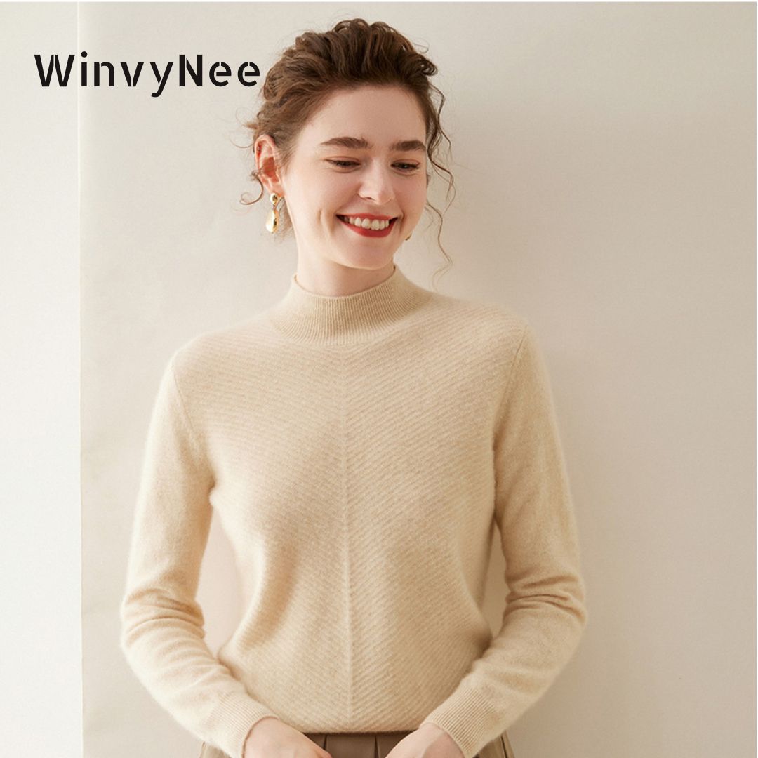 Cashmere Sweater Formal - سترة نسائية من WinvyNee مصنوعة من