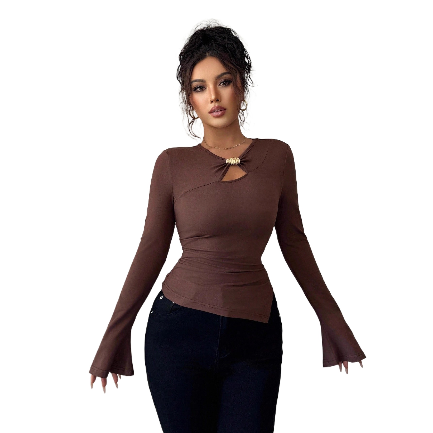 Women Formal Wear M&S - 2025 الخريف والشتاء جديد غير المتكافئة