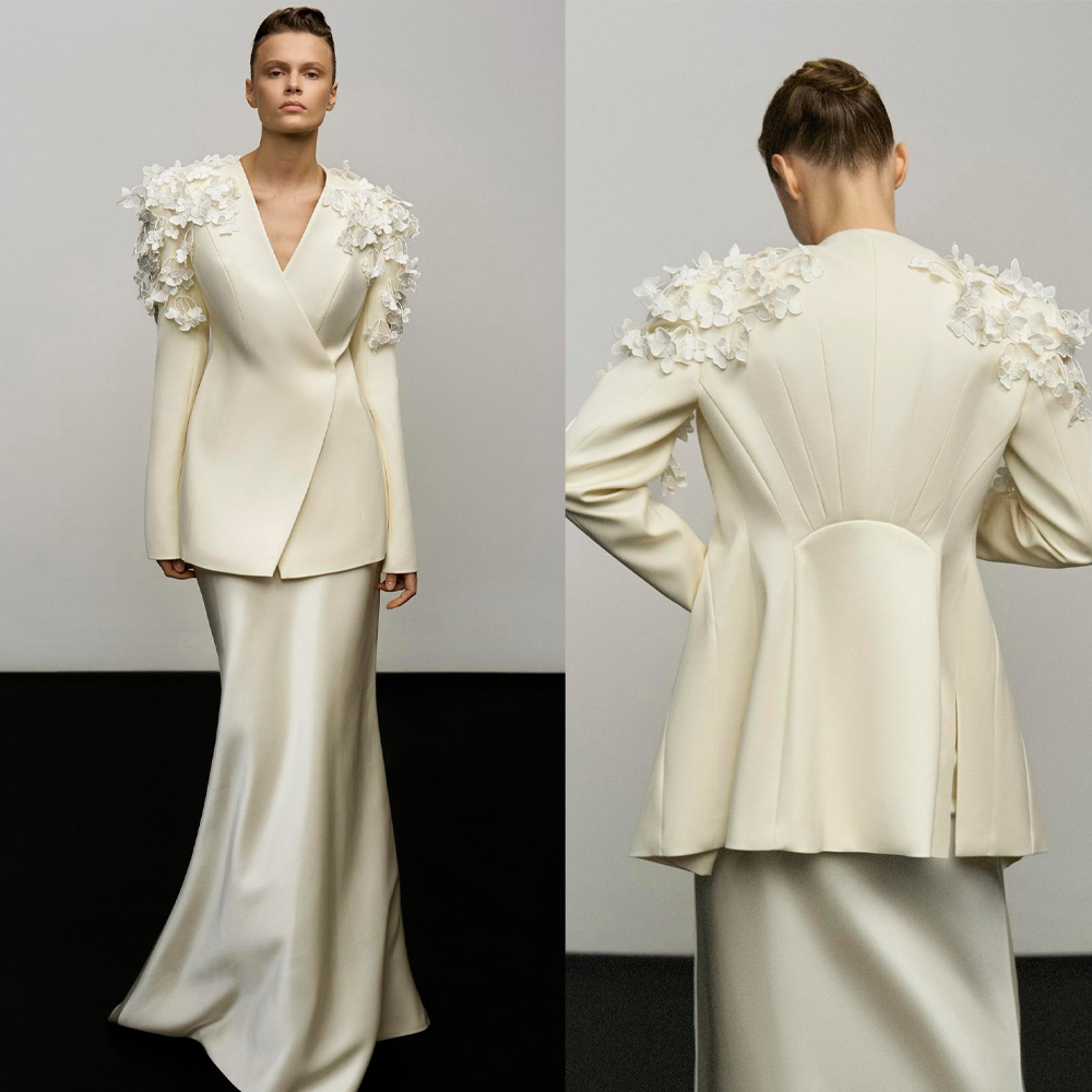 Formal Dress Female - فساتين نسائية، بدلة رسمية، معطف بزر