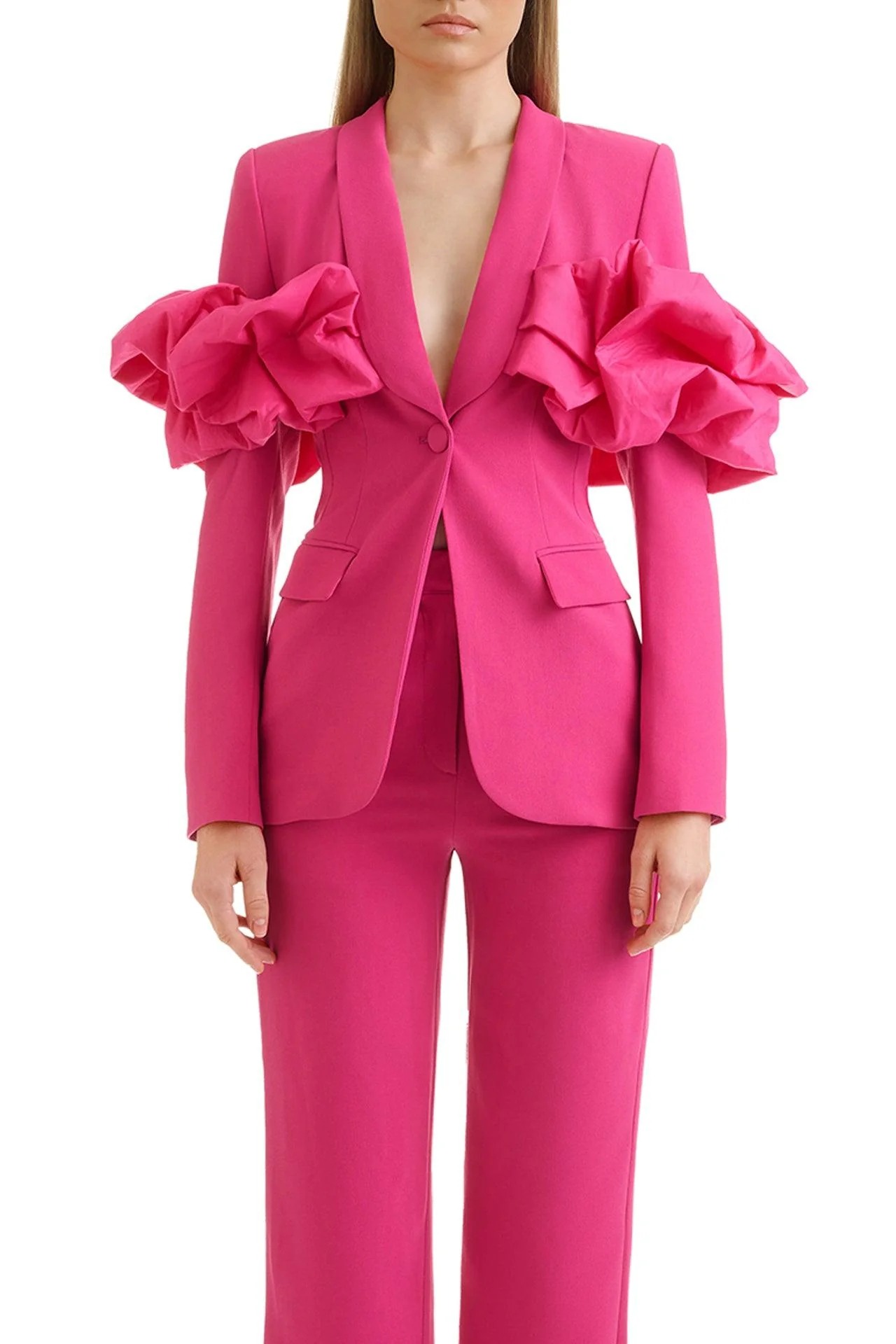 Formal Dress Female - فساتين نسائية أنيقة بزر واحد مع