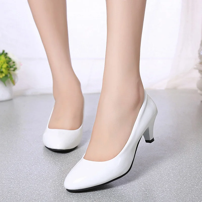Women'S Work Fashion - الإناث مضخات عارية الفم الضحلة النساء