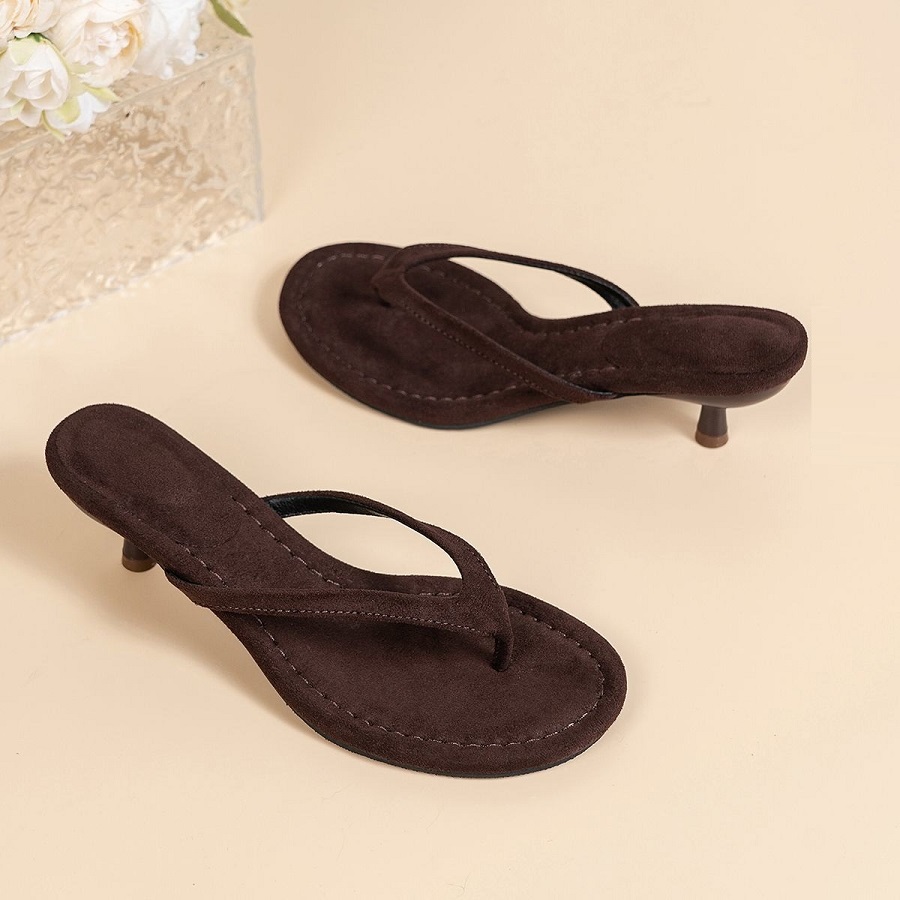 Kitten Heel Women - صنادل نسائية جديدة بكعب رفيع من