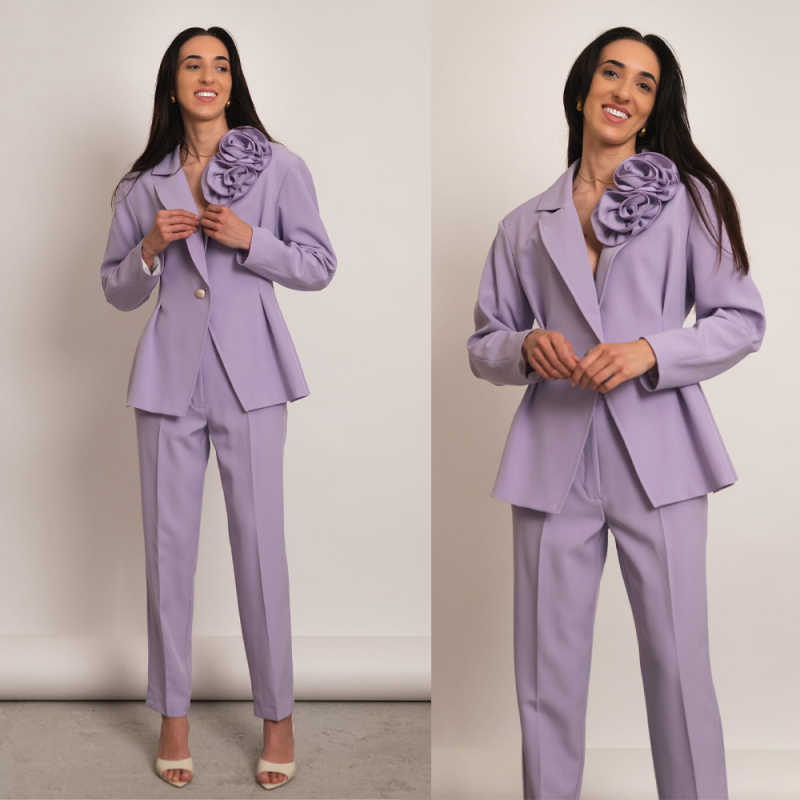 بدلة نسائية مميزة بتصميم بيبلو - مراجعة Women Formal Wear For Conference وسعره