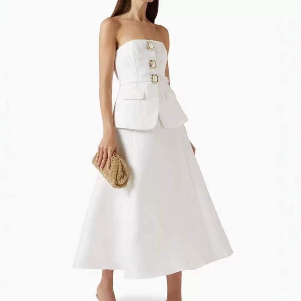 طقم نسائي مثير بدون حمالات مع  - مراجعة Women Formal Wear For Meeting وسعره