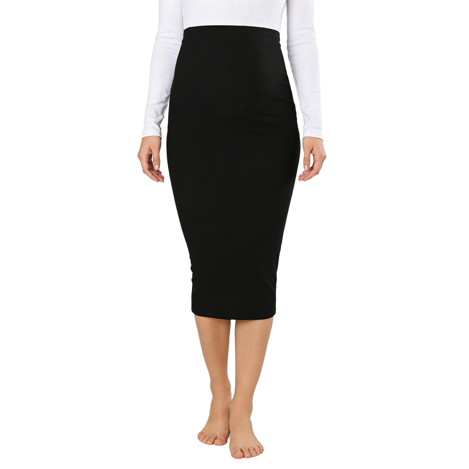 تنورة قلم رصاص متوسطة الطول لل - مراجعة Pencil Skirt Midi وسعره