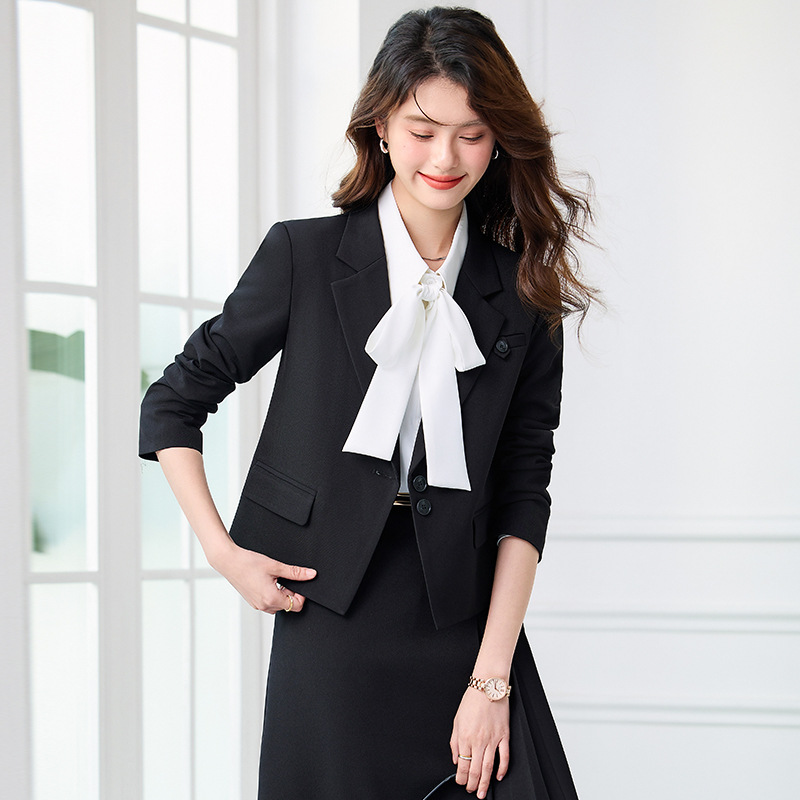 طقم بدلة نسائية رمادية للربيع  - مراجعة Women'S Formal Wear Petite وسعره