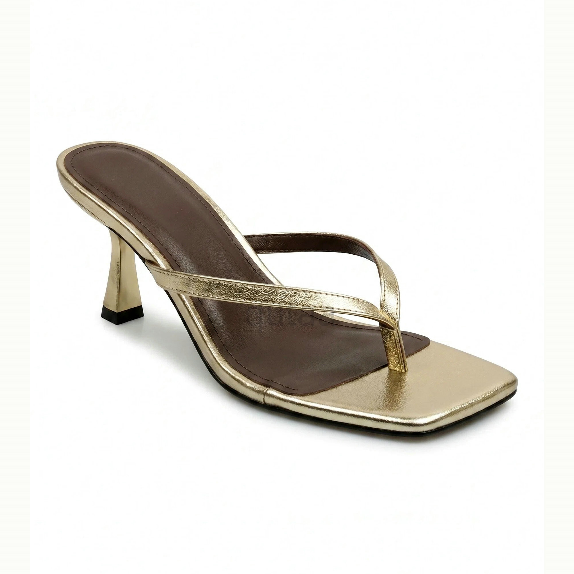 QUTAA News Fashion Flip-flops  - مراجعة Kitten Heel Women وسعره