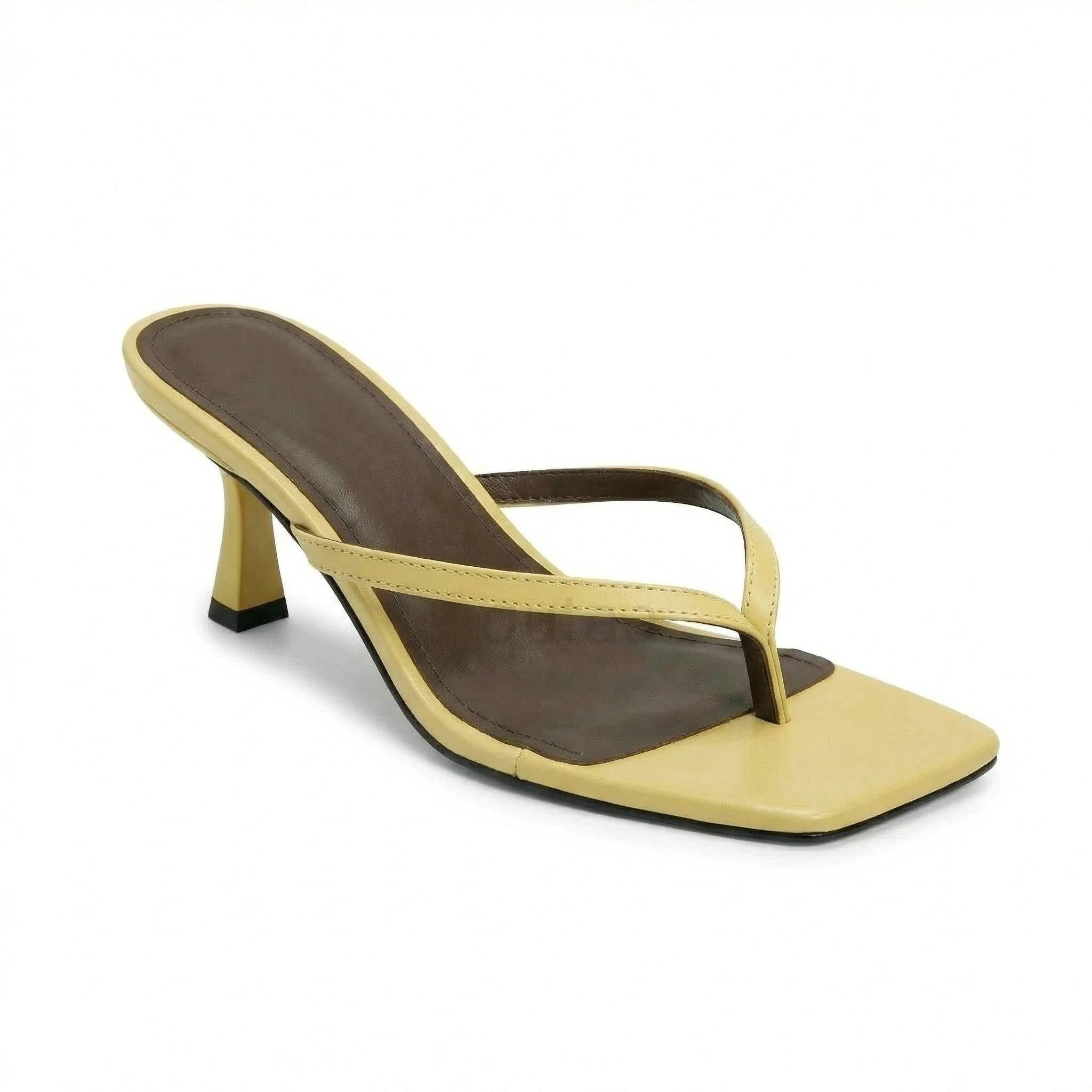QUTAA News Fashion Flip-flops  - مراجعة Kitten Heel Women وسعره