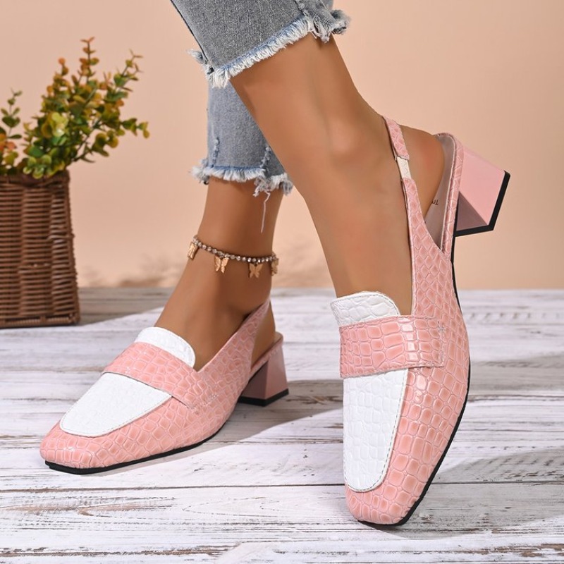 أحذية نسائية بكعب عريض، أحذية  - مراجعة Women'S Work Fashion وسعره
