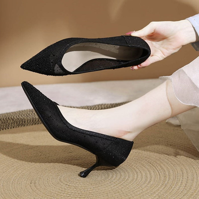 صنادل بكعب عالٍ سهلة الارتداء  - مراجعة Women'S Work Fashion وسعره