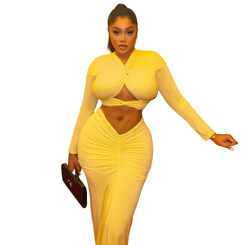 المرأة الخامس الرقبة طويلة الأ - مراجعة Pencil Skirt Midi وسعره