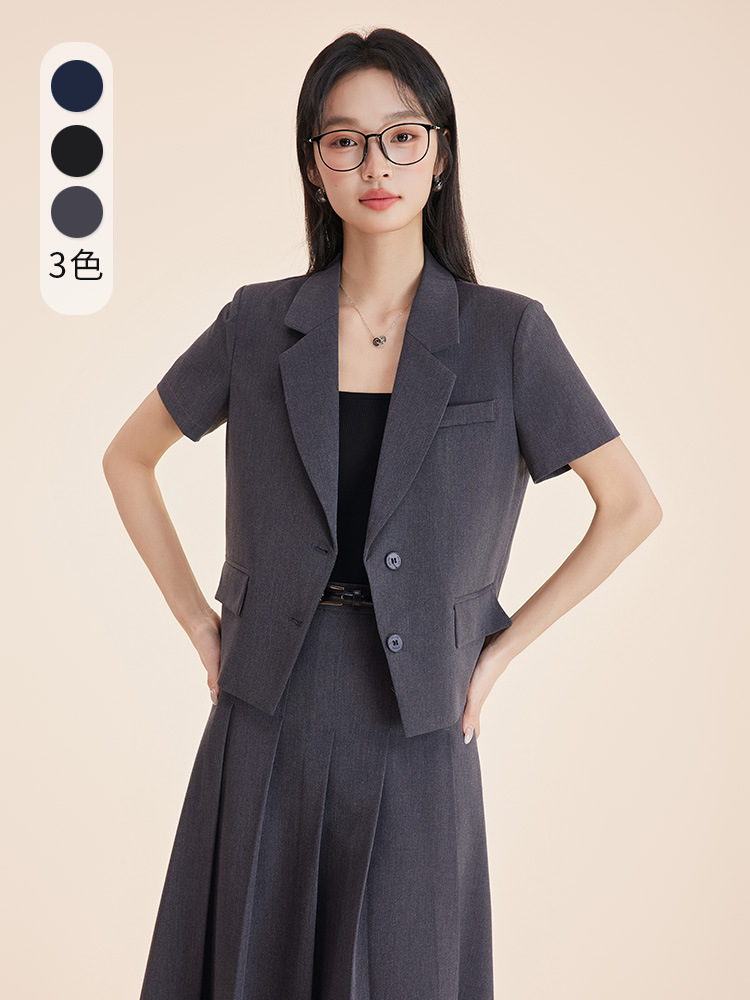 طقم بدلة نسائية رمادية للخريف  - مراجعة Women'S Formal Wear Petite وسعره