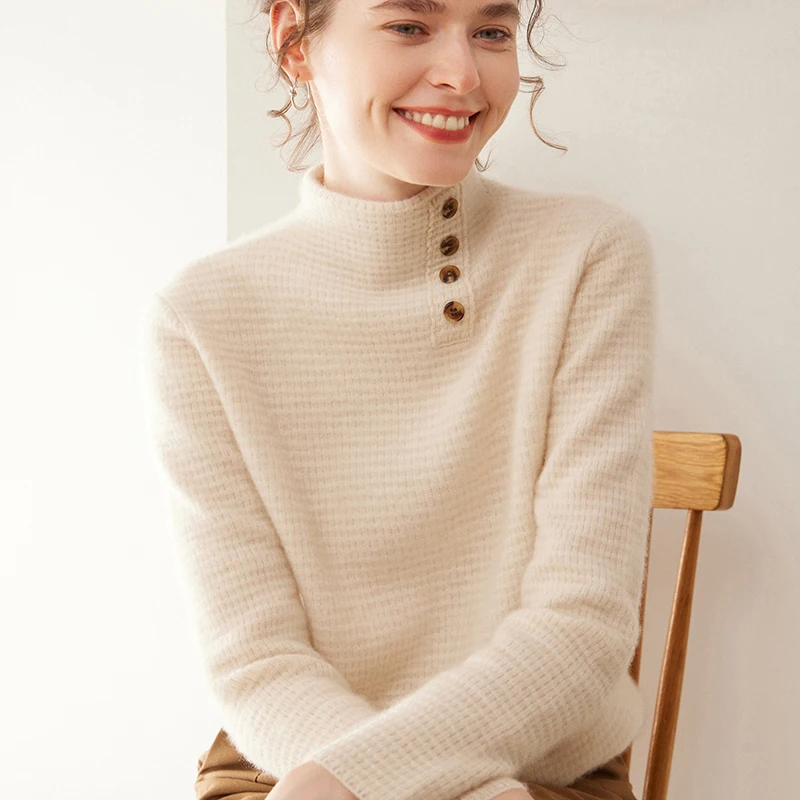 سترة نسائية من الكشمير والصوف  - مراجعة Cashmere Sweater Formal وسعره