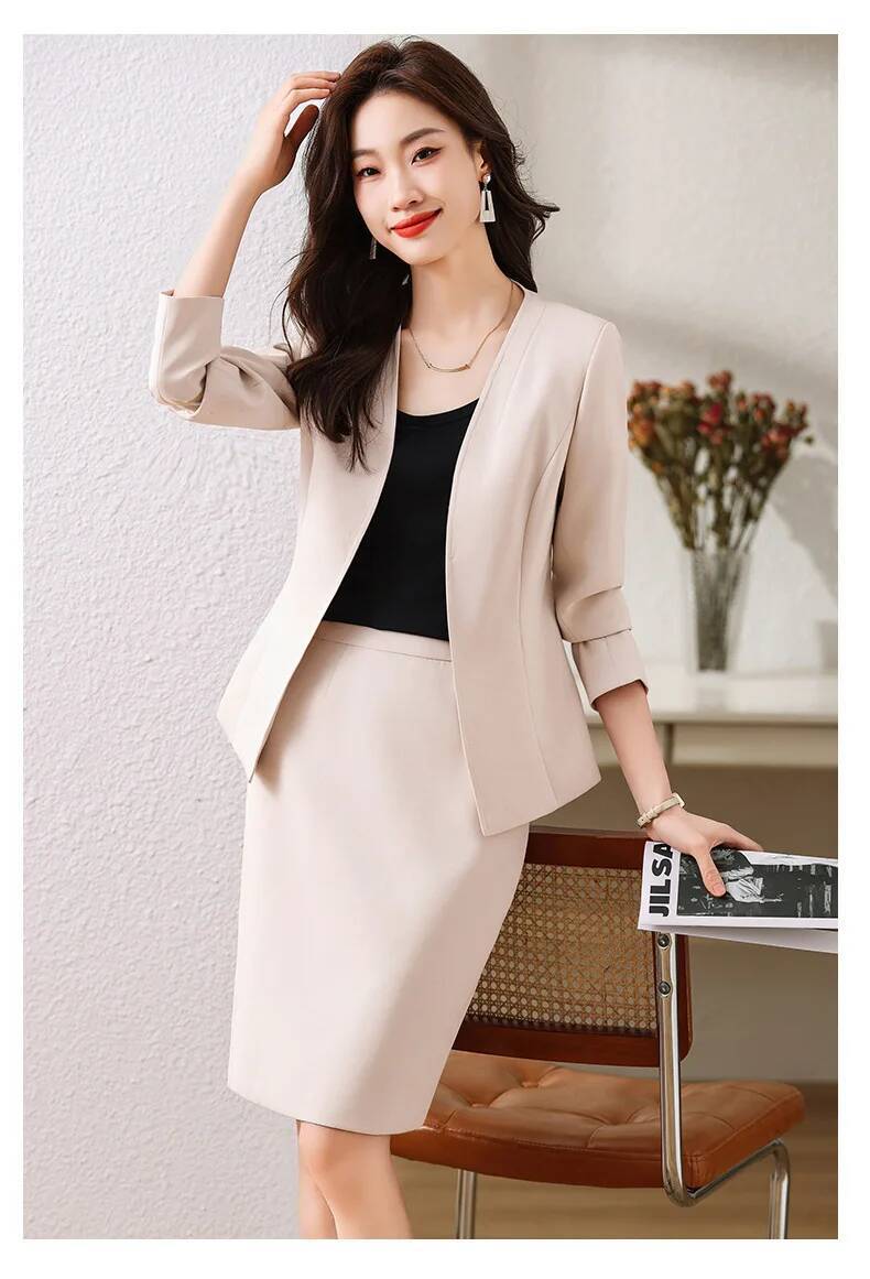 بدلات عمل نسائية رسمية مع تنور - مراجعة Women Formal Wear Winter وسعره