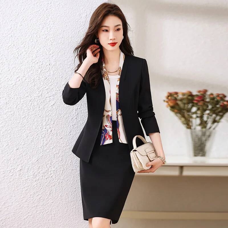 بدلات عمل نسائية رسمية مع تنور - مراجعة Women Formal Wear Winter وسعره