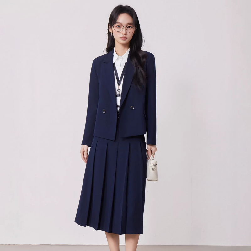 طقم بدلة نسائية رمادية للربيع  - مراجعة Women'S Formal Wear Petite وسعره