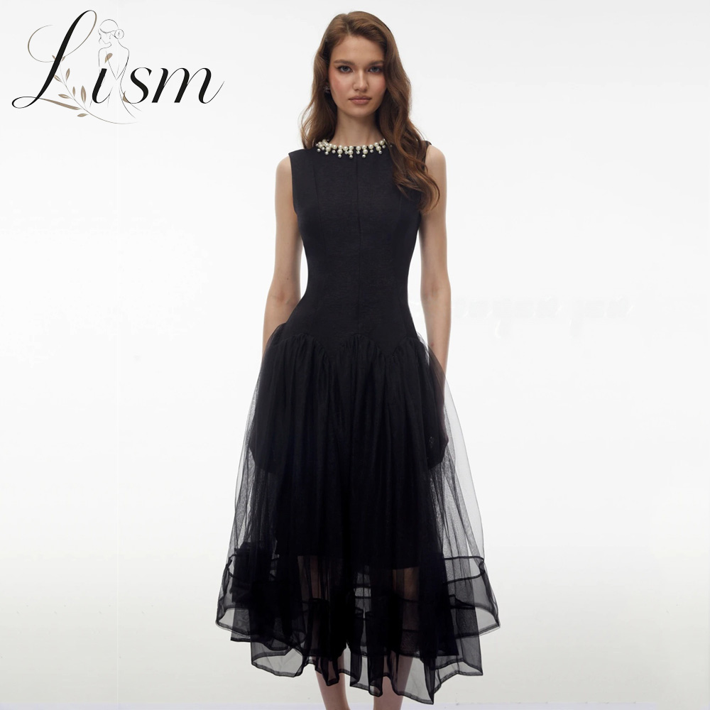 فستان سهرة أسود رائع من ليسم م - مراجعة Women'S Formal Dinner Wear وسعره