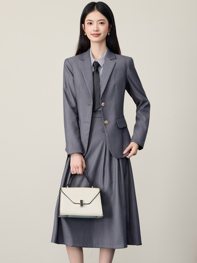 طقم تنورة بدلة سوداء للنساء، م - مراجعة Women'S Formal Wear Petite وسعره