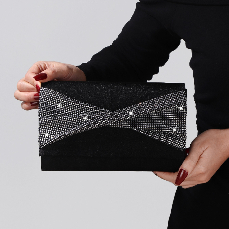 حقائب سهرة سوداء مربعة الشكل ل - مراجعة Formal Dress Female وسعره