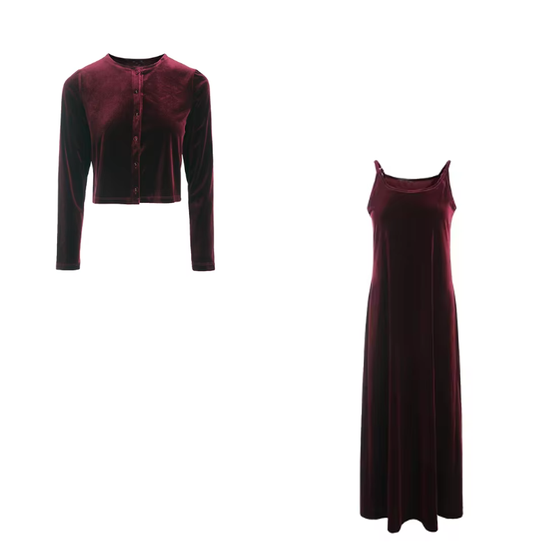 الخريف الشتاء المرأة فستان بكم - مراجعة Formal Dress Female وسعره