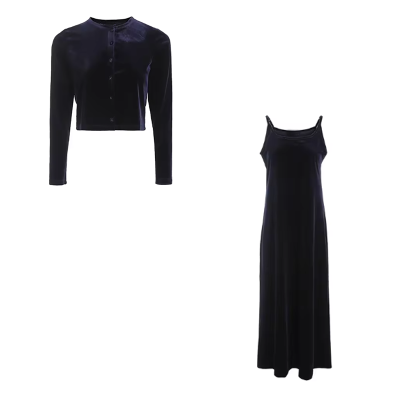 الخريف الشتاء المرأة فستان بكم - مراجعة Formal Dress Female وسعره