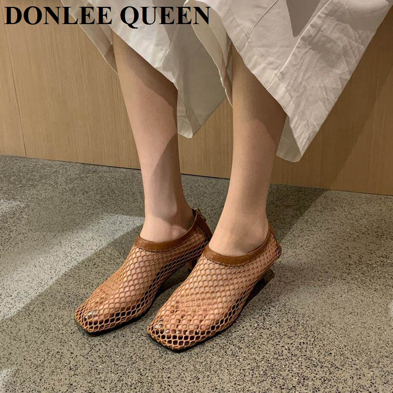 صنادل ميول نسائية كلاسيكية بتص - مراجعة Kitten Heel Women وسعره
