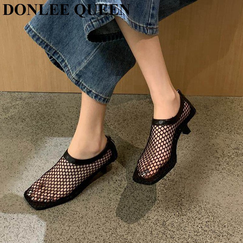 صنادل ميول نسائية كلاسيكية بتص - مراجعة Kitten Heel Women وسعره