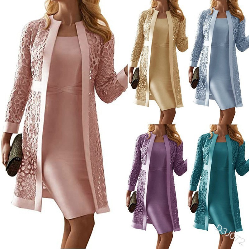 فستان كارديجان من الدانتيل مع  - مراجعة Formal Dress Female وسعره