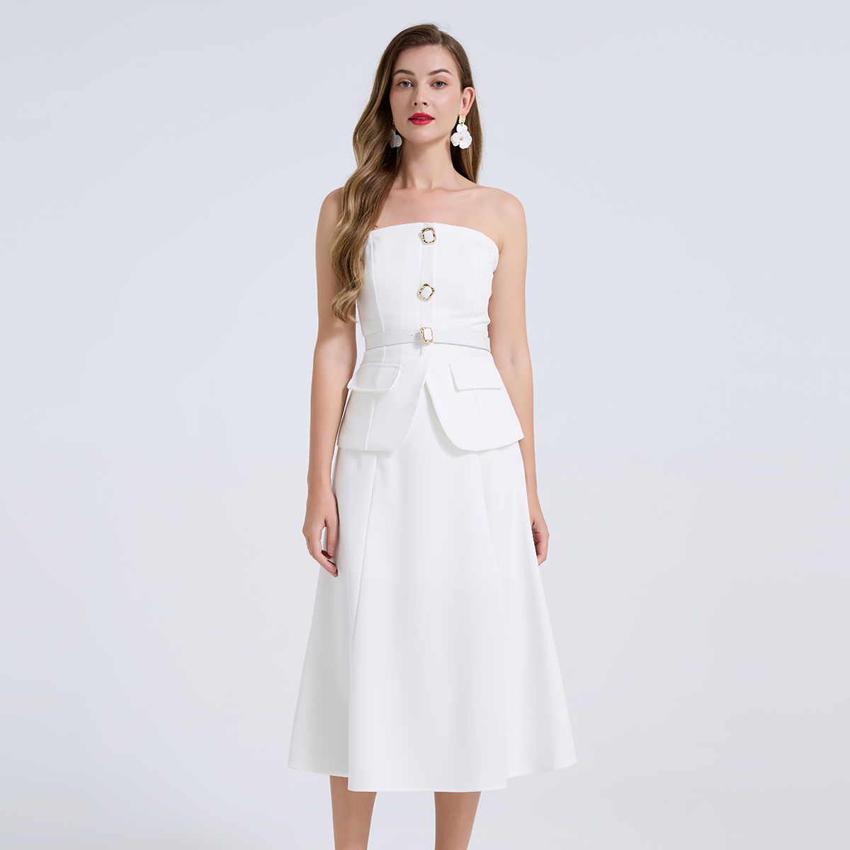 طقم نسائي أنيق من قطعتين مع أز - مراجعة Women Formal Wear For Meeting وسعره
