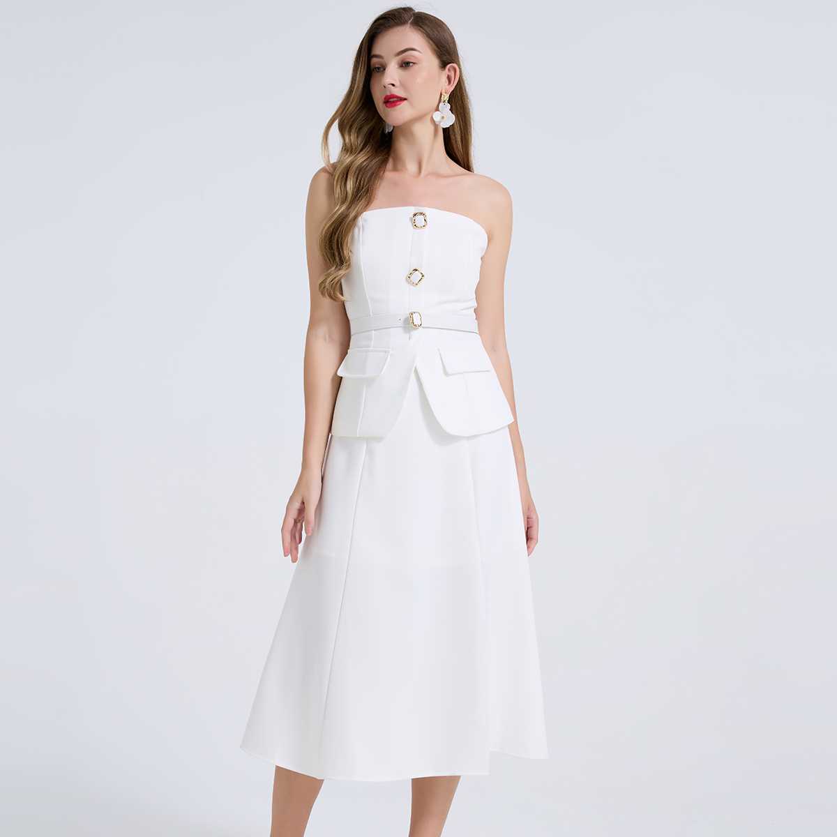 طقم نسائي أنيق من قطعتين مع أز - مراجعة Women Formal Wear For Meeting وسعره