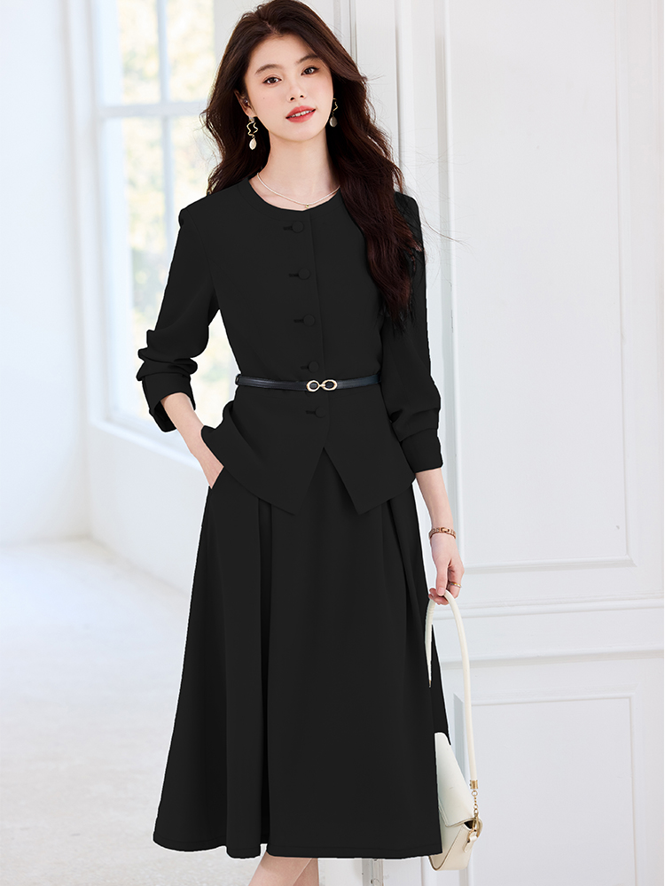 بدلة تنورة رسمية للسيدات على ا - مراجعة Women Formal Wear Winter وسعره